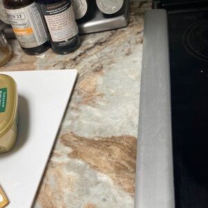 Pair Of 20 1/4” Stainless Steel Stove Gap Covers.